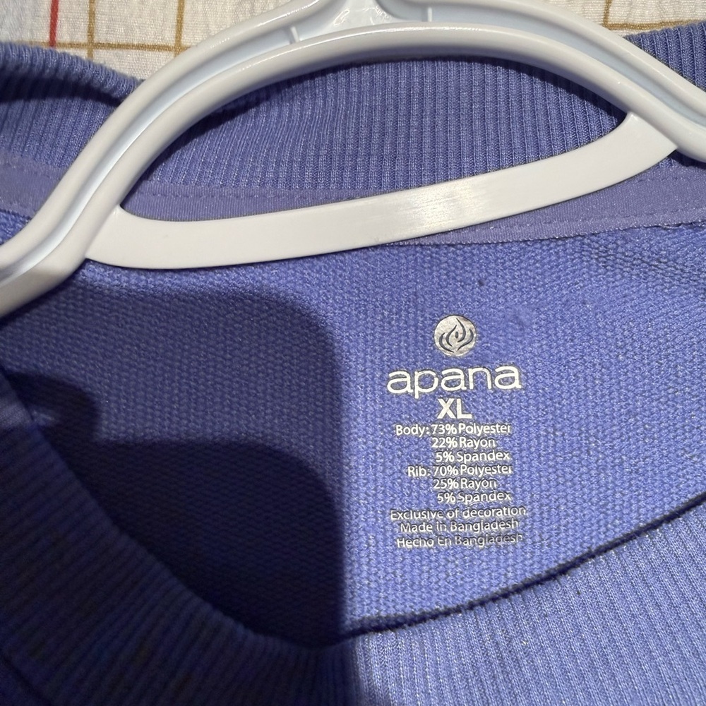 Apana Lavender Pullover Top - Picture 2 of 2